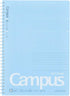 KOKUYO Campus Soft Ring Notebook, Semi-B5, 6mm Dot Ruled, 40 Sheets, Blue, Japan Import