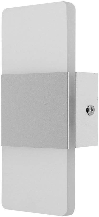 Gnc33Ouhen 3W Modern Rectangular Acrylic LED Night Light Wall Sconces Light, Bedside Decoration Lamp for Bedroom