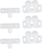 3Pcs White Plastic Marine Boat Ball Catch Door Cupboard Spring Back Plates Roller Latch Cabinet Hardware Tools