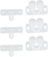 3Pcs White Plastic Marine Boat Ball Catch Door Cupboard Spring Back Plates Roller Latch Cabinet Hardware Tools