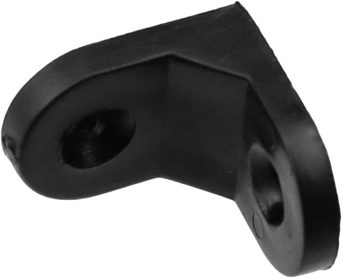 20 2 90 Pcs Small Round L Bracket, Holes Black Plastic Furniture Corner Brace Degree Angle Brackets with Screws