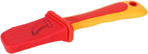 WALFRONT 1000V Insulation Dismantling Knife, Electrician Fast Strip Cable Stripper Cutter, IEC60900 210mm