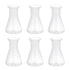 6pcs Sterile 50ml Plastic Erlenmeyer Flask, Narrow Neck Education Experiment Supplies with Graduations Learning Tool