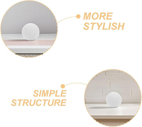 2pcs G9 60MM Healifty Frosted Glass Globe Lamp Shade Replacement for Chandelier and Wall Sconces Opal White Finish