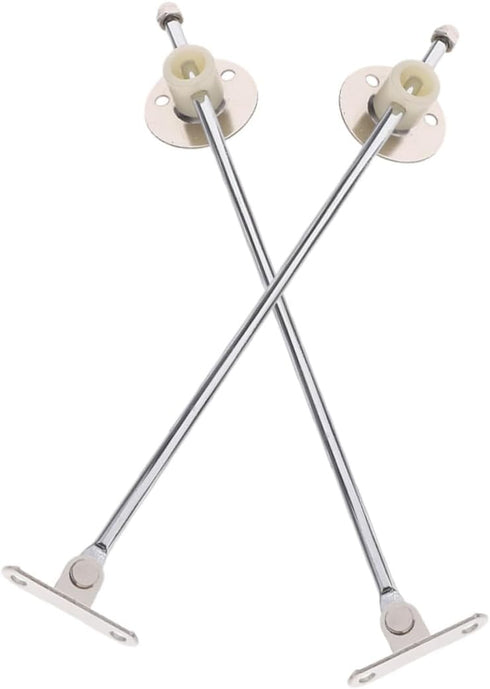 2pcs jojofuny Kitchen Cabinet Hinge Support for Flap Doors Iron Drop Leaf Lid Supports for Cabinets Bedside Tables