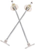 2pcs jojofuny Kitchen Cabinet Hinge Support for Flap Doors Iron Drop Leaf Lid Supports for Cabinets Bedside Tables