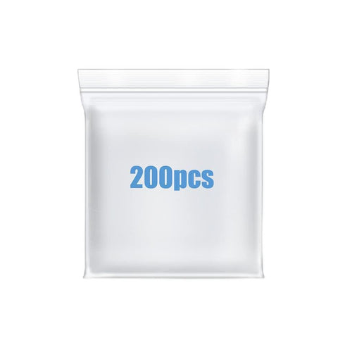 200 Pcs 1.5" x 1.5" Heavy Duty Clear Reclosable Zip Poly Lock Bags, Durable Seal Resealable Zipper Bags