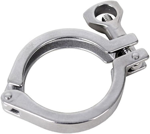 304 Stainless Steel Heavy Duty Tri Clamp with Wing Nut for Home