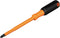 Klein Tools 6876INS Insulated Screwdriver - 1000V #3 Phillips Tip with 6-Inch Shank and Cushion-Grip Handle