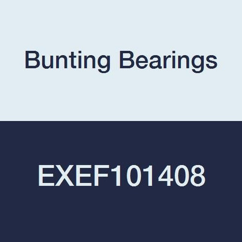 Bunting Bearings EXEF101408 Extra Lubricant with PTFE Flange Bearing, Powdered Metal, SAE 841, 5/8"