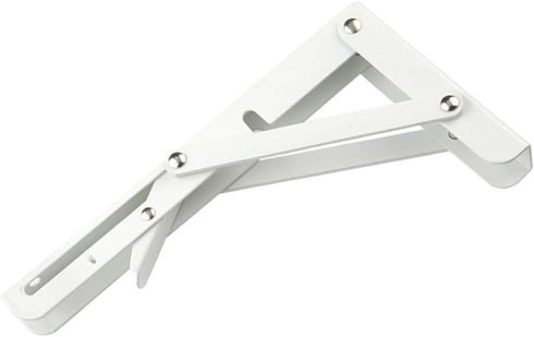 Homoyoyo 12-inch Stainless Steel Triangle Shelf Bracket Foldable Wall-Mounted Support for Table
