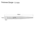 uxcell Metric Thickness Feeler Gauge 0.1mm Stainless Steel Measuring Tool for Gap Width