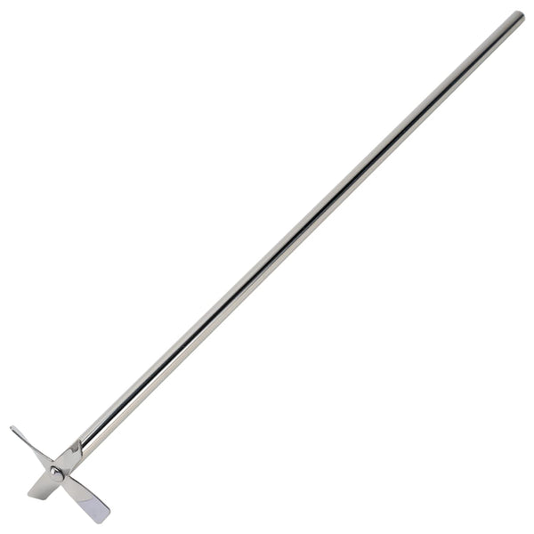 ONiLAB 18900071 316L Stainless Steel 4 Bladed Propeller Stirrer, 50 mm Diameter, 400 mm Shaft Length