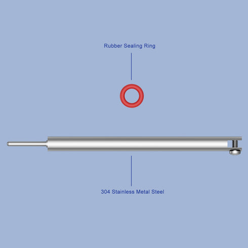 304 Stainless Metal Steel Electrode Holder, Multi-Purpose Screw Type Replaceable Clip for Electrolytic Cells