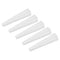 MECCANIXITY Silicone Rubber Tapered Plug, 3mm to 6mm Solid White for Powder Coating, Laboratory Use, 20 Pieces