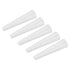 MECCANIXITY Silicone Rubber Tapered Plug, 3mm to 6mm Solid White for Powder Coating, Laboratory Use, 20 Pieces