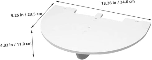 Wall-Mounted Projector Stand & Router Storage Bracket - Easy Installation