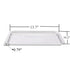 Stainless Steel Tray, 5 Pack, 13 1/2" x 10" for Dental Body Piercing Instrument Supplies