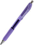 Writon Retractable Gel Pens, 12 Pack, Comfort Grip, 0.7mm Fine Point, Purple Ink