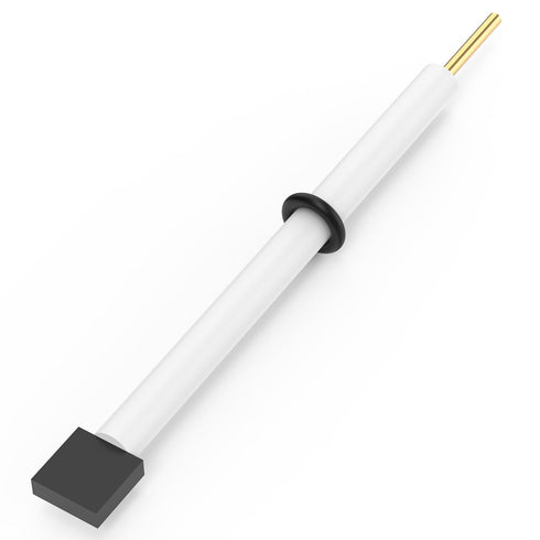 Graphite Rod Nickel Electrode, 10x10x3 mm Laboratory Electrolytic Cell Nickel Electrode with PTFE Body