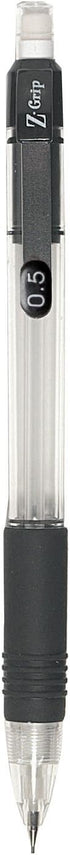 Zebra Pen Z-Grip Mechanical Pencil, 0.5mm Point Size, HB #2 Graphite, Black Grip, 12 Pack