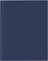 Rediform Business Notebook with Cover, College Rule, 9.25 x 7.25 Inches, Blue, 192 Page Pad (A982)