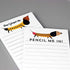 Nancy Nikko Dachshund Refrigerator Notepads - Set of 2 for To Do List and Grocery List