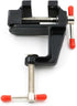 Mini Table Bench Vice Clamp for Jewelry, Model Making, DIY Repairs, Black Aluminum Alloy