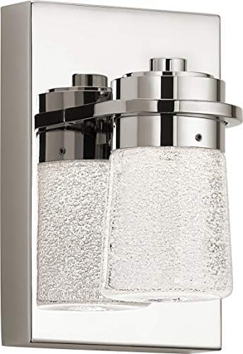 85068PN 1-Light 9 Elan Vada Wall Sconce, LED Watts, Polished Nickel