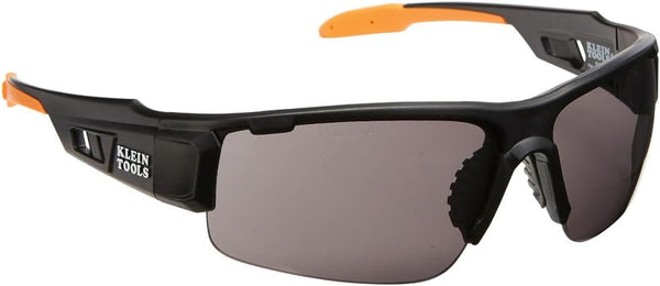Klein Tools 60162 Safety Glasses, Professional Protective Eyewear, Semi Frame, Scratch Resistant, Anti-Fog, Gray