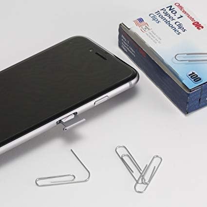 Paper Clips, Box of 100 for Office Use