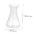 18 Pcs Clear Plastic Erlenmeyer Flasks, 50ml Science Beakers for Kids Experiment, Plastic Bottles, Strainer Triangle