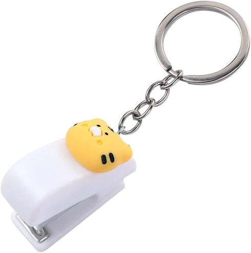 Leadigol Cute Mini Stapler with Keychain - Macaron Color Animal Stapler for School Office