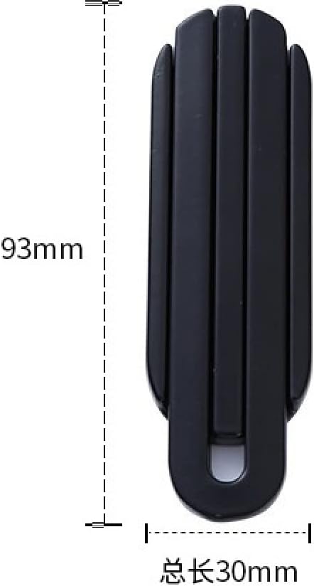 PILYON 4 Pack Furniture Handle Retro Dark Buckle Drawer Handle Bedside Table Handle Black Dark Buckle Cabinet Drawer