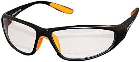 Ironwear Bradford 3030 Series Nylon Protective Safety Glasses with 2.0 Bifocal Lens, Clear Lens, Black Frame (3030-C-2.0), One Size