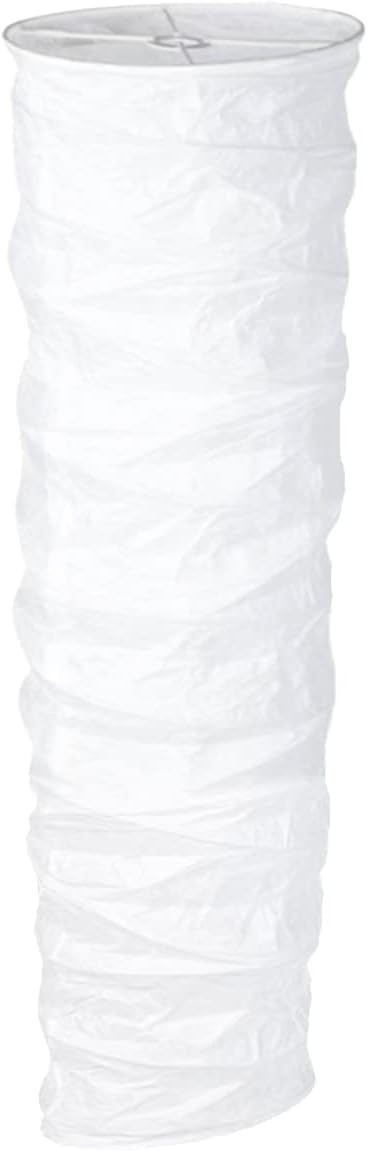 FERCAISH Paper Floor Lamp Shade, Foldable and Minimalist Style Rice Paper Lamps Classic