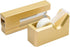 JAM PAPER Gold Office & Desk Sets - 1 Stapler & 1 Tape Dispenser - 2/Pack