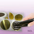 NextDayLabels 2 Inch Round Gold Metallic Seals - Serrated Edge Stickers for Package, Envelope, Certificate, 250 Per Roll