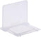 kobeIeen Bookends Support Desk Organizer 4.33x4.21x3.74 inches Book Stopper Non-Skid for Book Shelves