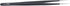 Static Resistant Tweezer, Precision HRC40-45 Thermal Insulation Stainless Steel for Electronics Repair, Soldering
