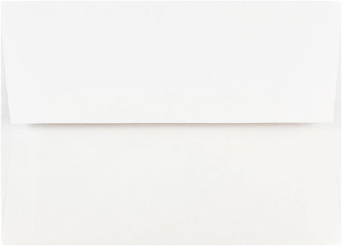 JAM PAPER A7 Invitation Envelopes - White - 5 1/4 x 7 1/4 - 100/Pack