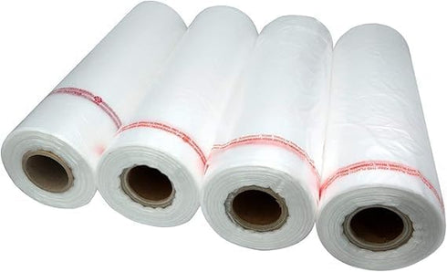 Watson Distributing 11" 14" 0.5 1600 x Clear Hdpe Plastic Produce Bag Mil Bags/Case