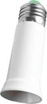 GMBYLBY E27 Bulb E27 Flexible Extender Adapter Ceiling Light Enhancement Secures Fit Screw Mount Erosion-Resistant PC