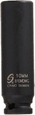 SUNEX TOOLS 810MDMG 1/4-Inch Drive 10-Mm Deep Magnetic Impact Socket
