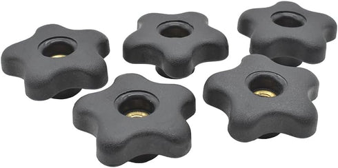 Big Horn 19709B-5PK 5 Star Thru Knob, 3/8 x 16 (5/PK)