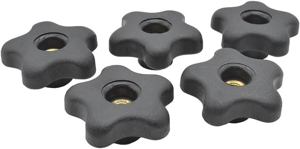 Big Horn 19709B-5PK 5 Star Thru Knob, 3/8 x 16 (5/PK)