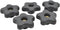 Big Horn 19709B-5PK 5 Star Thru Knob, 3/8 x 16 (5/PK)