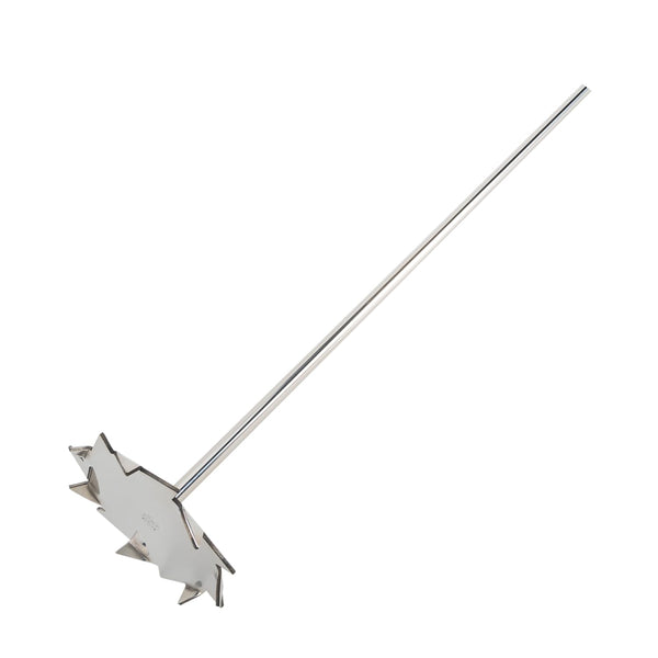 ONiLAB 18204528 316L Stainless Steel Grand Dissolving Stirrer, 100mm Diameter, 8mm Shaft, 250mm Length