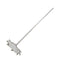 ONiLAB 18204528 316L Stainless Steel Grand Dissolving Stirrer, 100mm Diameter, 8mm Shaft, 250mm Length