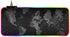 CUNKETECH 80x30 90x40cm Black,300x250x4mm) LED Light Desk Mat XXL Computer Mousepad World map Backlight Keyboard Cover